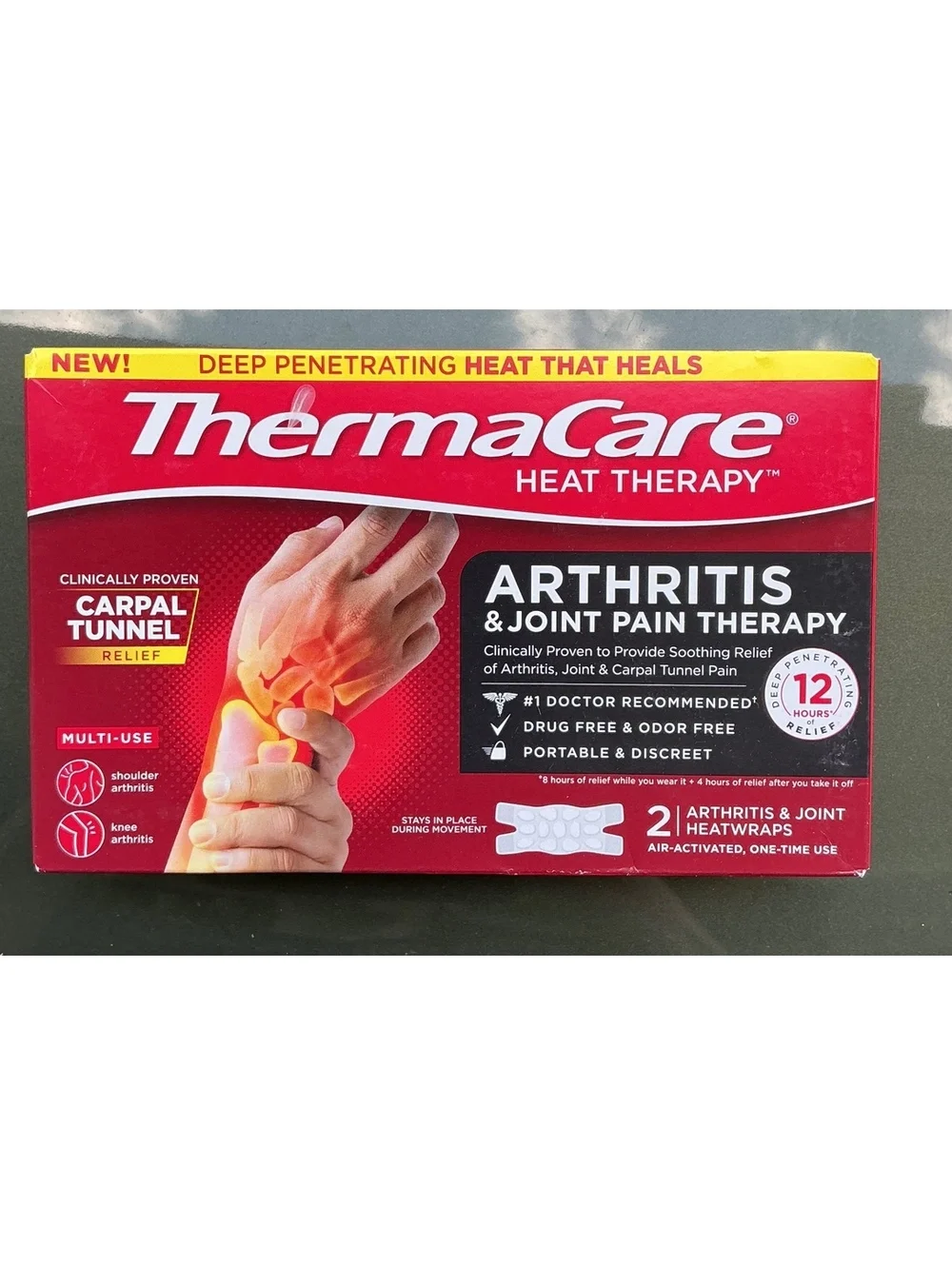 5 pack of 2 count ThermaCare Heat Therapy Arthritis